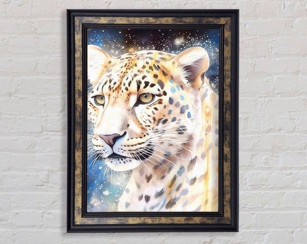 Leopard Spots Universe Framed Print