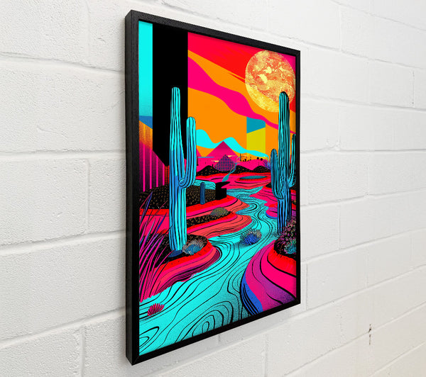 Cyan Desert Stream