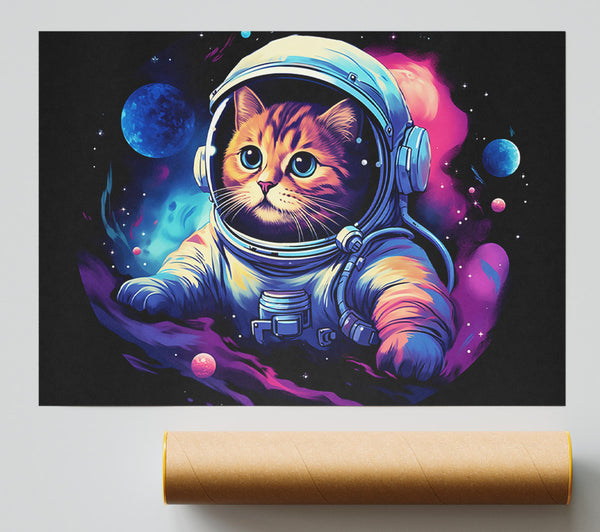 Purple Cosmic Catsuit Print