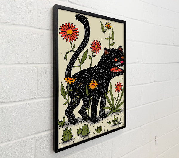 Black Cat In Bloom