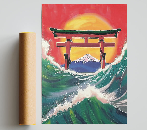 Green Wave Gateway Poster