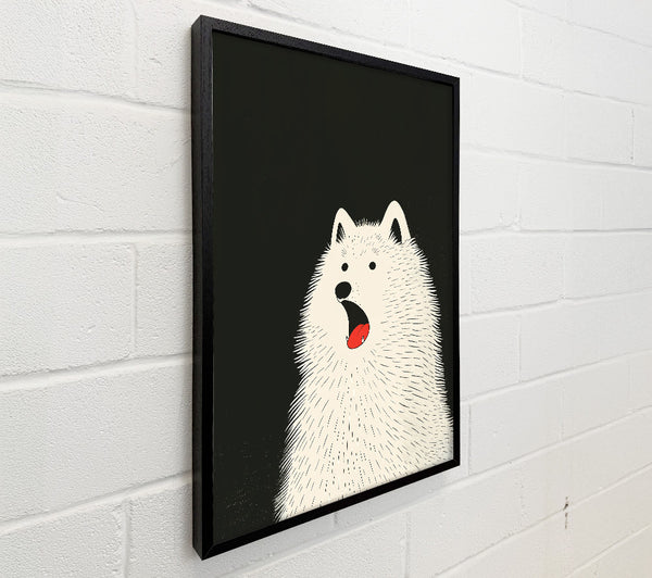 Red Tongue White Fur