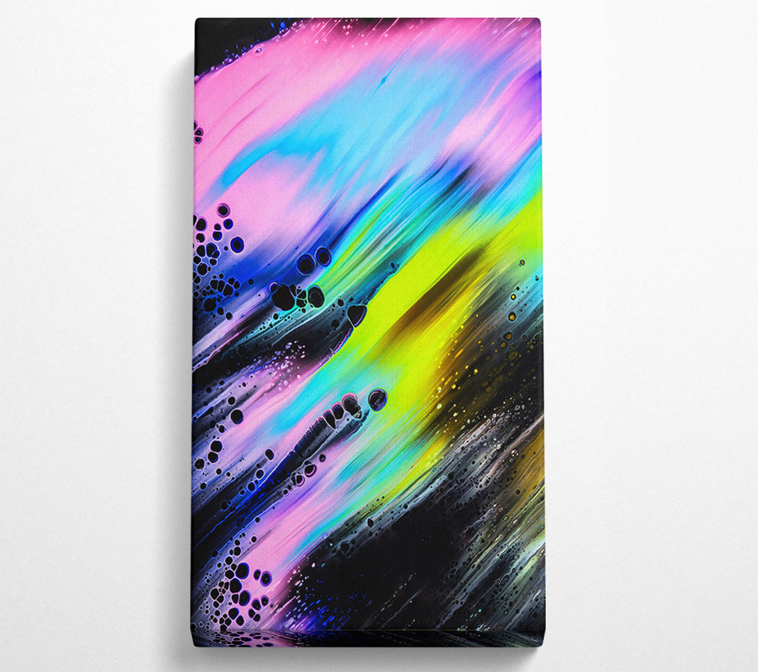  A Canvas Print of Black And Pink Flow Canvas Print