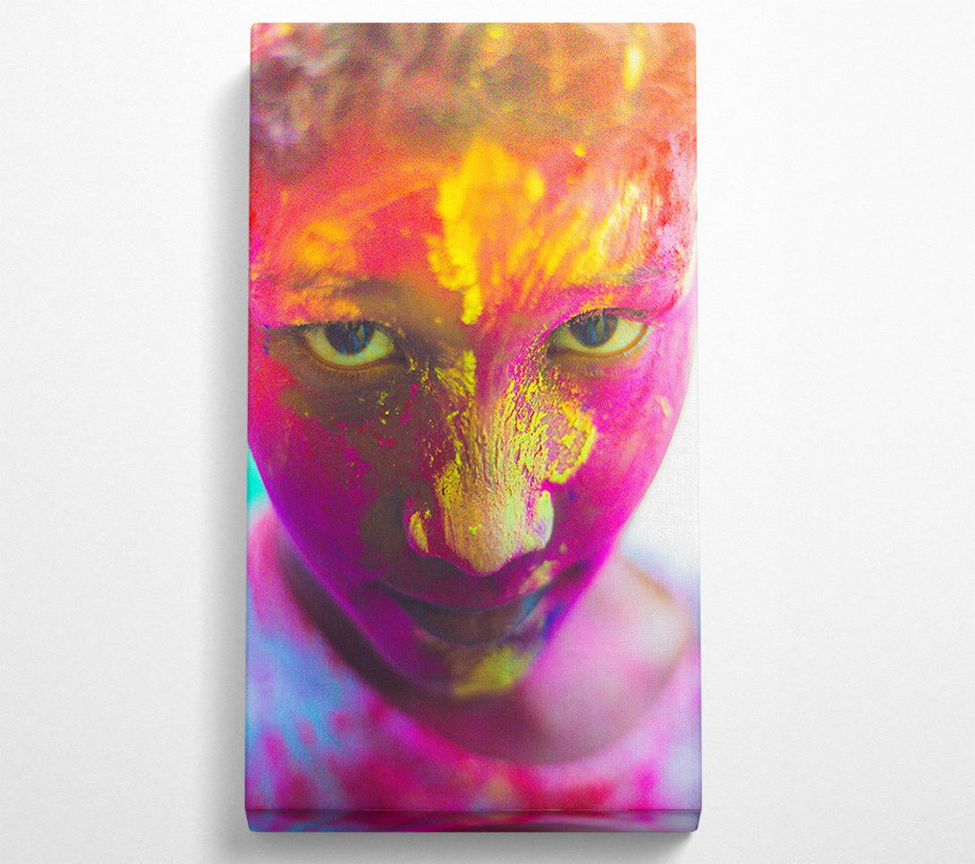  A Canvas Print of Pink Powdered Gaze Canvas Art