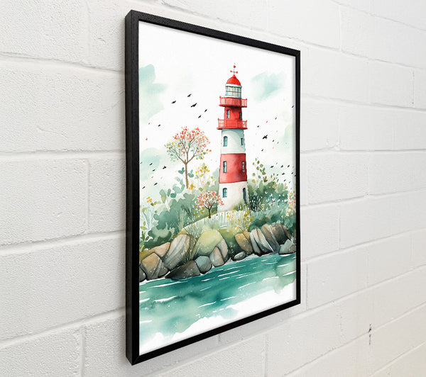 Lighthouse Watercolour