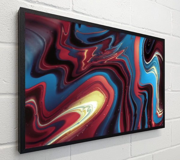 Crimson Swirling Blue