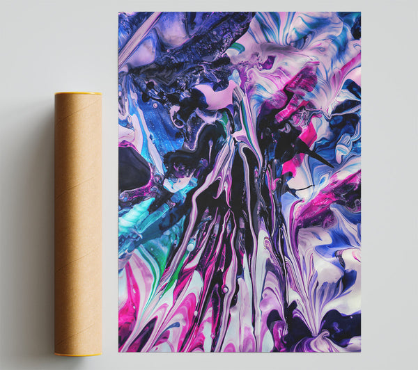 Purple Swirling Dreamscapes Print