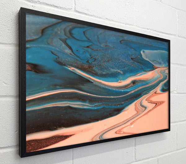 Azure Swirls And Sands