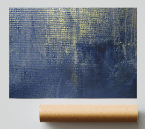 Indigo Light Streaks Giclee Print