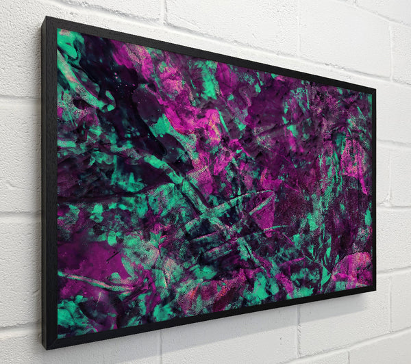 Teal Abstract Chaos