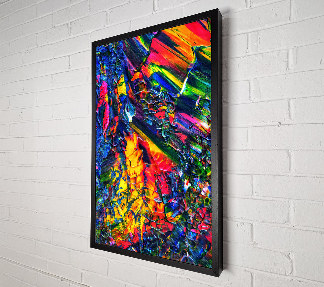  A Canvas Print of Blue Abstract Fusion Canvas Print