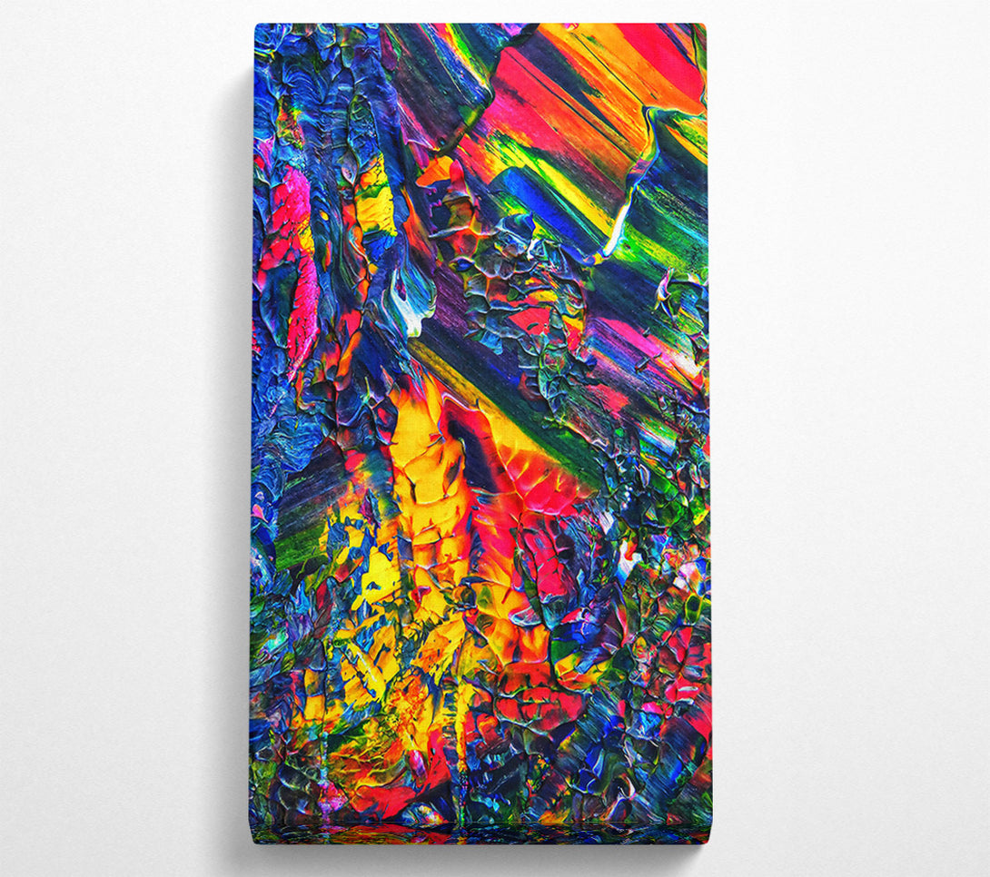  A Canvas Print of Blue Abstract Fusion Canvas Print