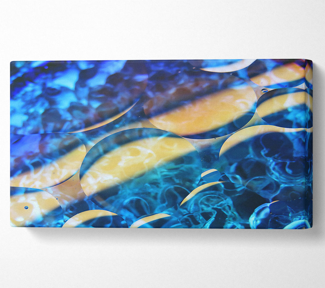  A Canvas Print of Azure Bubble Dreams Canvas Print