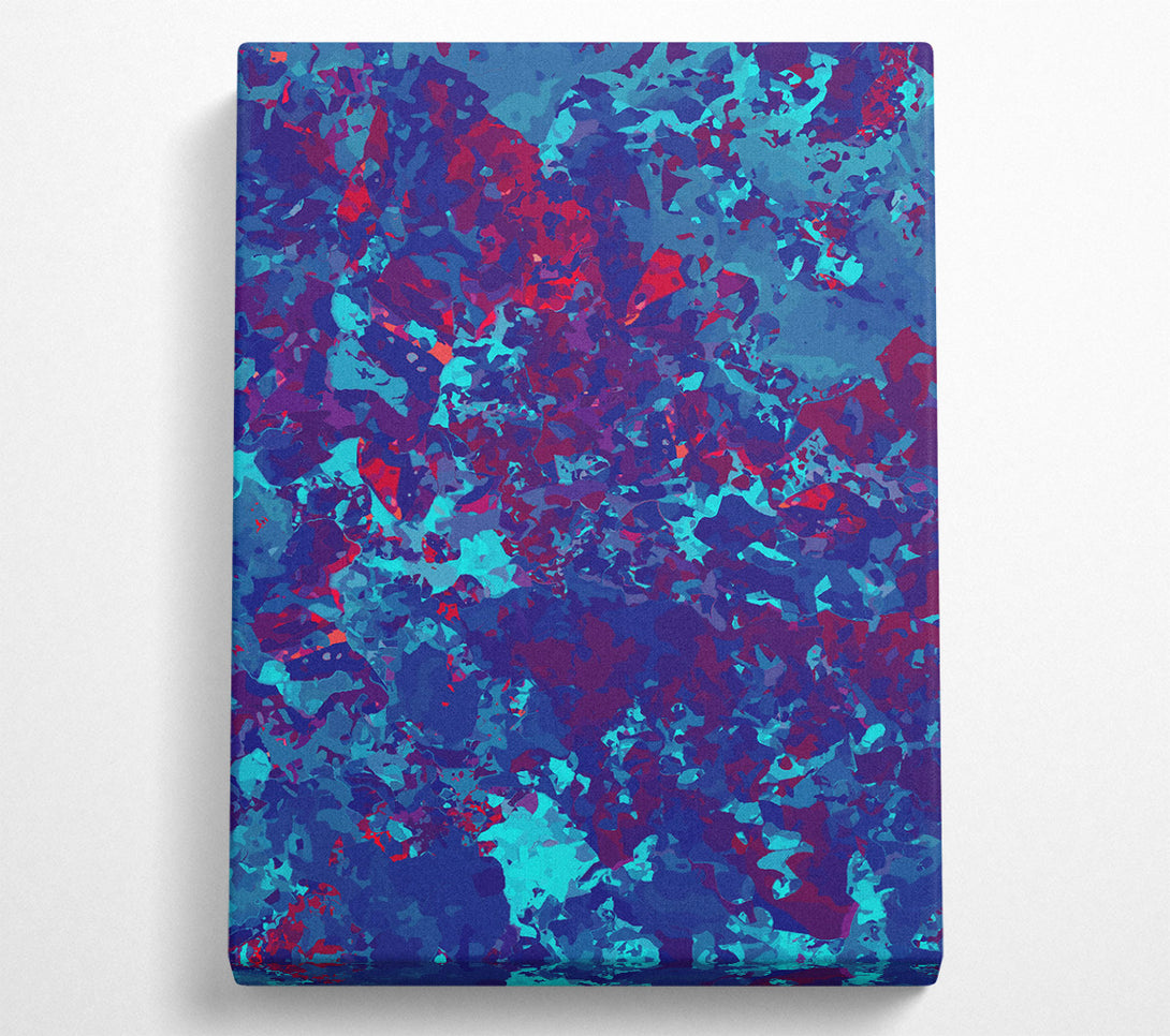  A Canvas Print of Azure Abstract Dreamscape Canvas Print