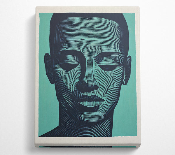  A Canvas Print of Lines Of A Man Canvas Wall Art