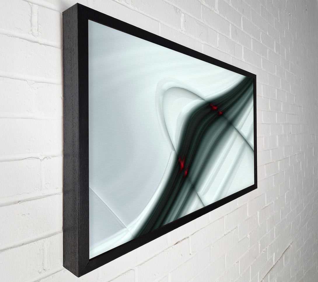  A Canvas Print of Silver Abstract Glance Canvas Print