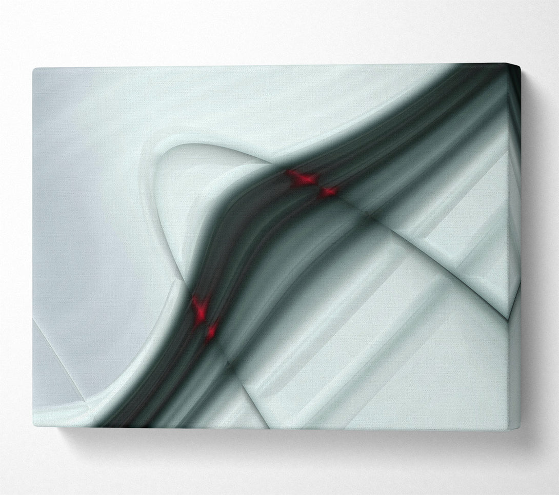  A Canvas Print of Silver Abstract Glance Canvas Print