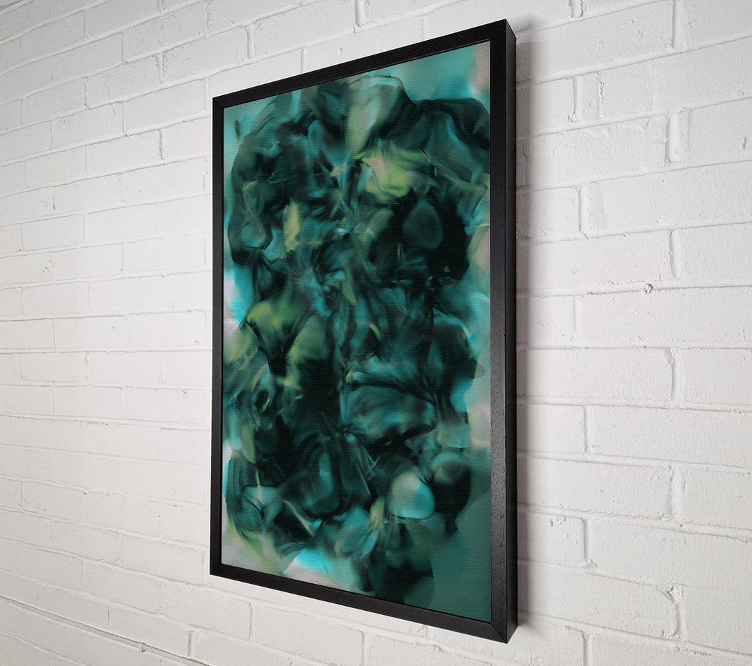  A Canvas Print of Emerald Smoke Dreams Canvas Wall Art