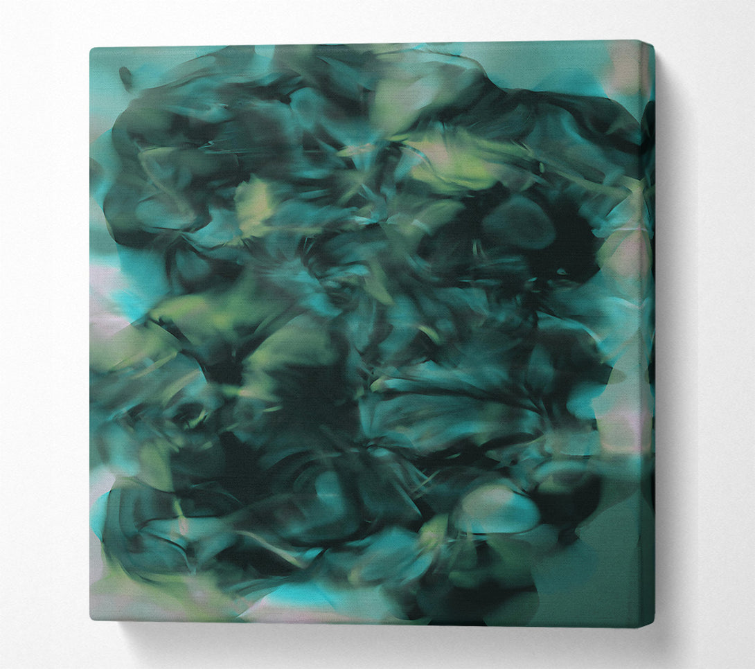  A Canvas Print of Emerald Smoke Dreams Canvas Wall Art