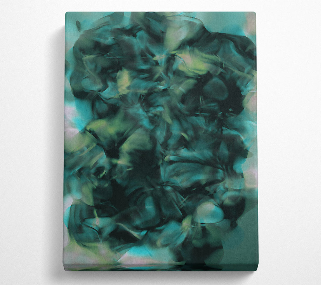  A Canvas Print of Emerald Smoke Dreams Canvas Wall Art