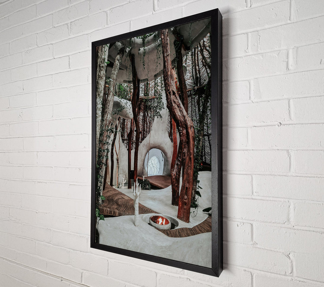  A Canvas Print of White Earth Sanctuary Canvas Wall Art