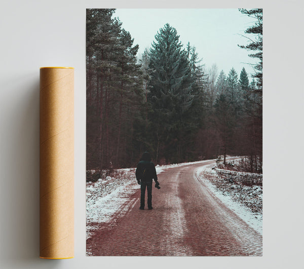 Red Road Solitude Poster