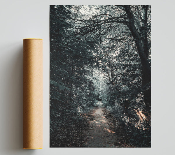 Golden Path Through Green Giclee Print