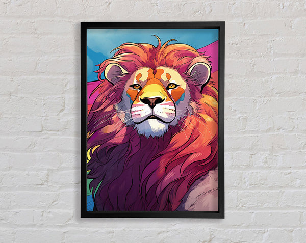 Lion Of Pride Framed Print