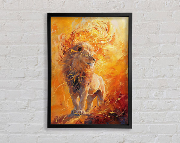 Lion Pride Framed Print