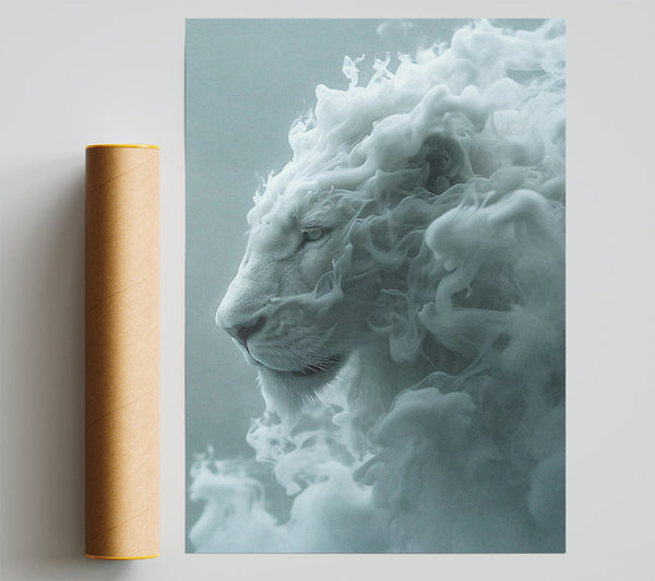 Lioness Smoke Giclee Print