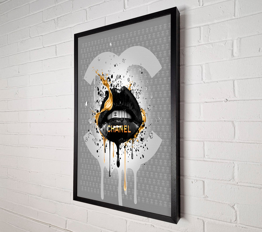  A Canvas Print of Lips Of Fashion Canvas Wall Art