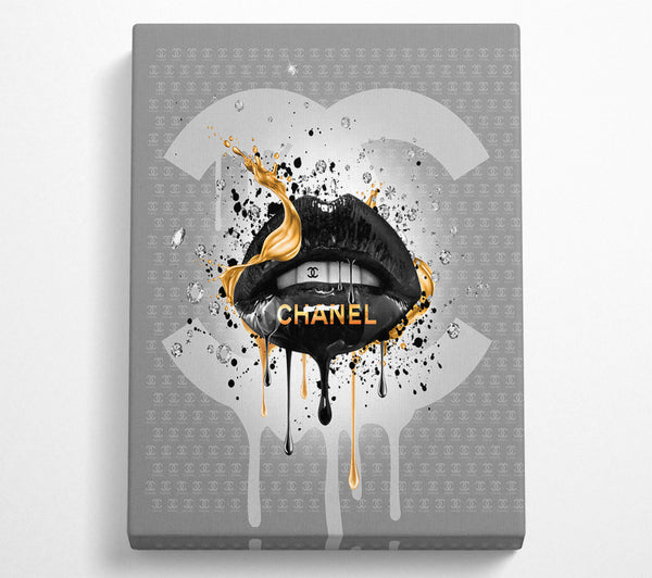  A Canvas Print of Lips Of Fashion Canvas Wall Art