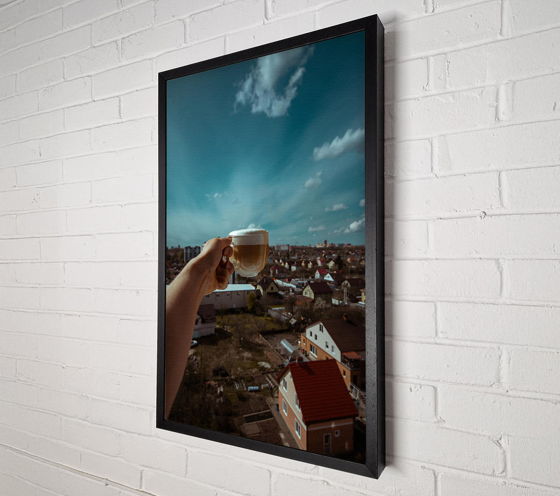  A Canvas Print of Brown Coffee Sky View Canvas Art