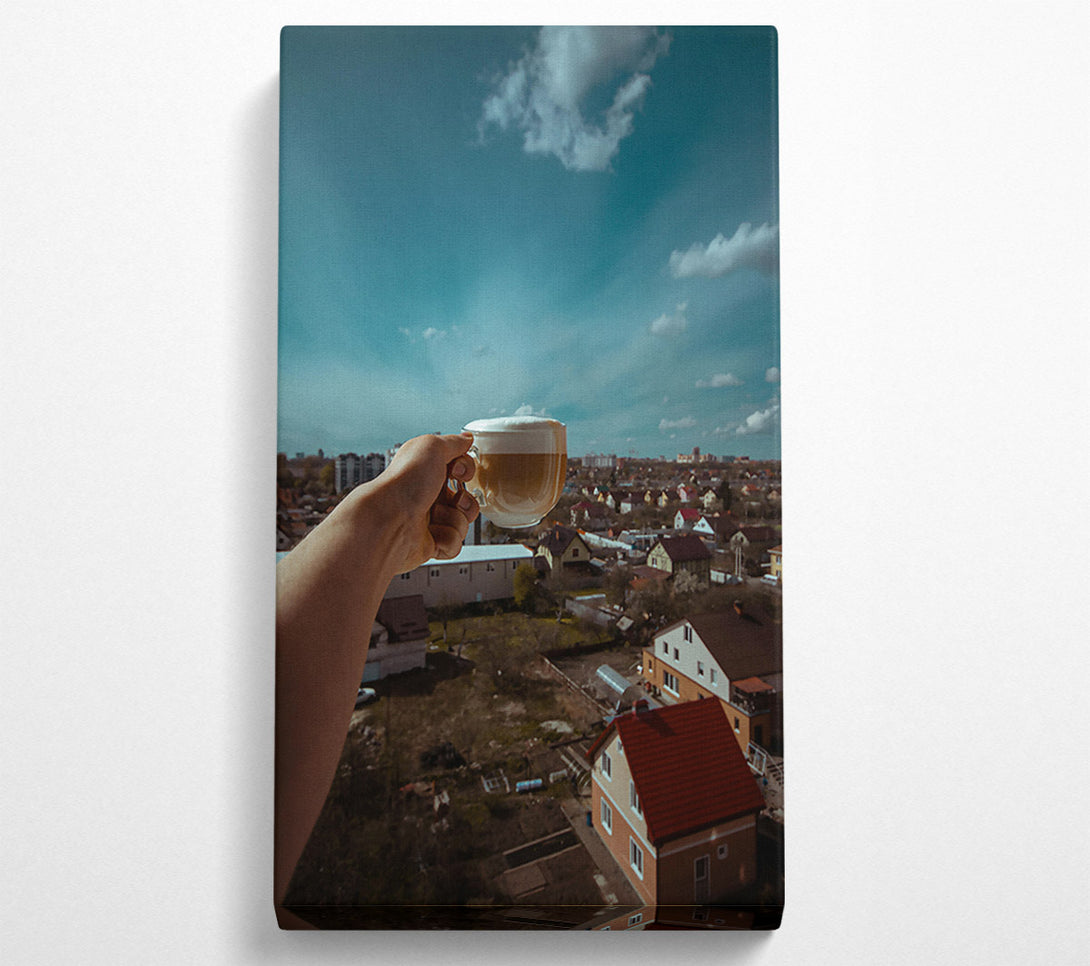  A Canvas Print of Brown Coffee Sky View Canvas Art