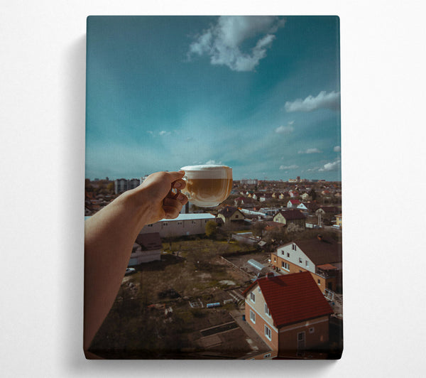  A Canvas Print of Brown Coffee Sky View Canvas Art