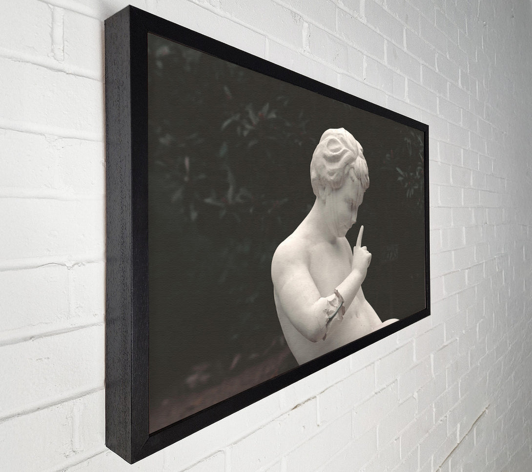  A Canvas Print of White Stone Whisper Canvas Art