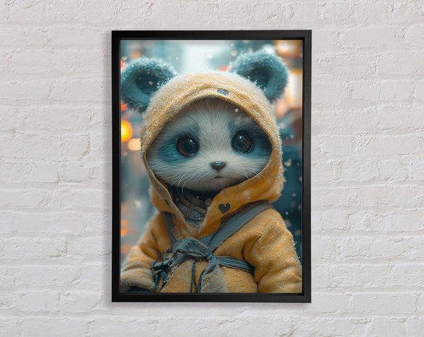 Little Fluffy Framed Print