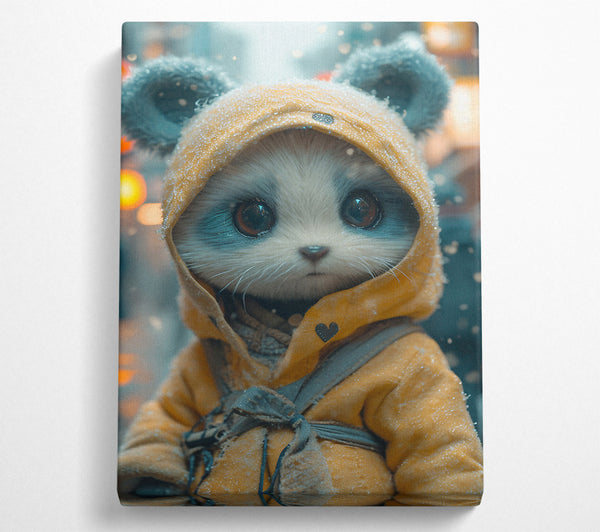  A Canvas Print of Little Fluffy Canvas Art