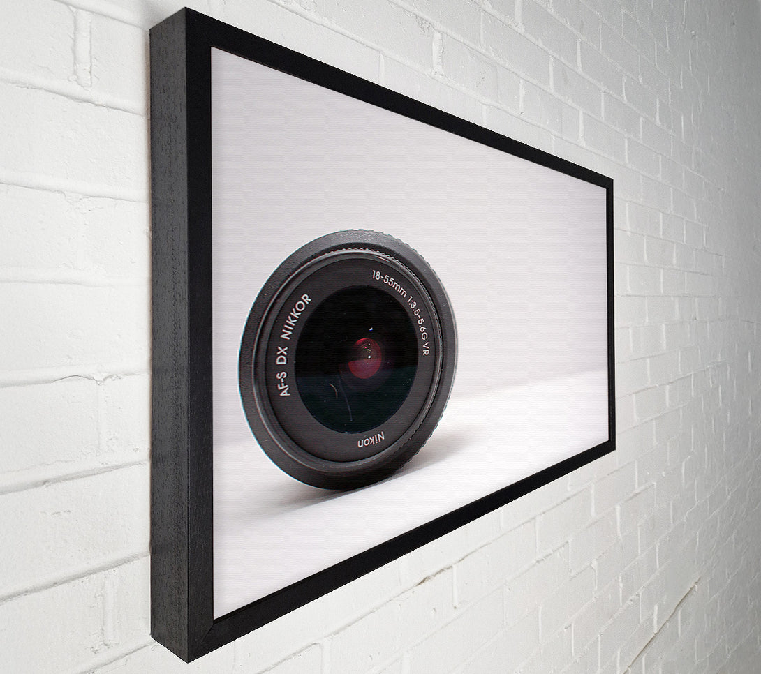  A Canvas Print of Black Lens Reflection Canvas Art