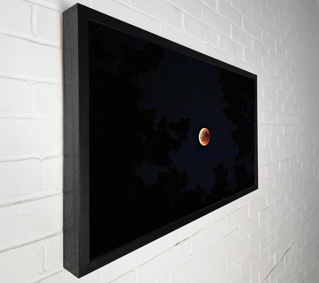  A Canvas Print of Crimson Lunar Eclipse Canvas Wall Art