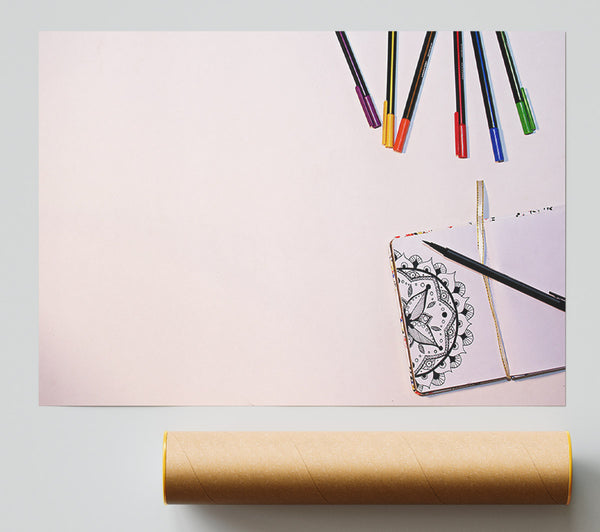 White Background Art Print