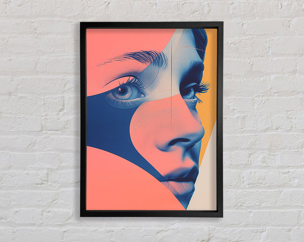 Looking Away Framed Print