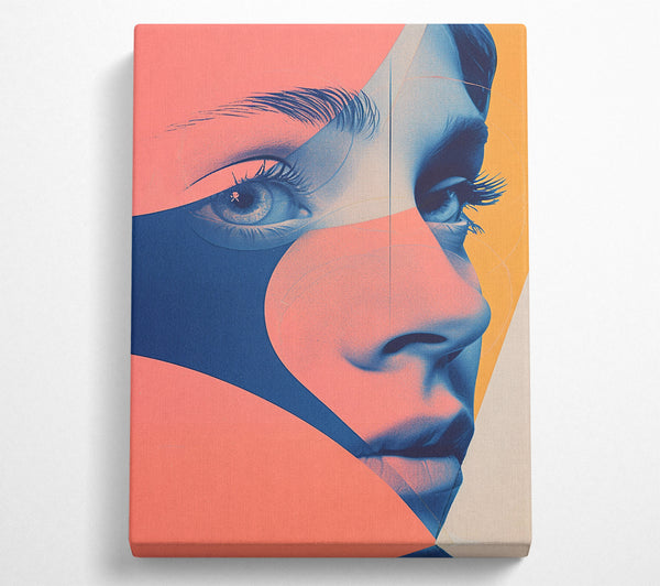  A Canvas Print of Looking Away Canvas Wall Art