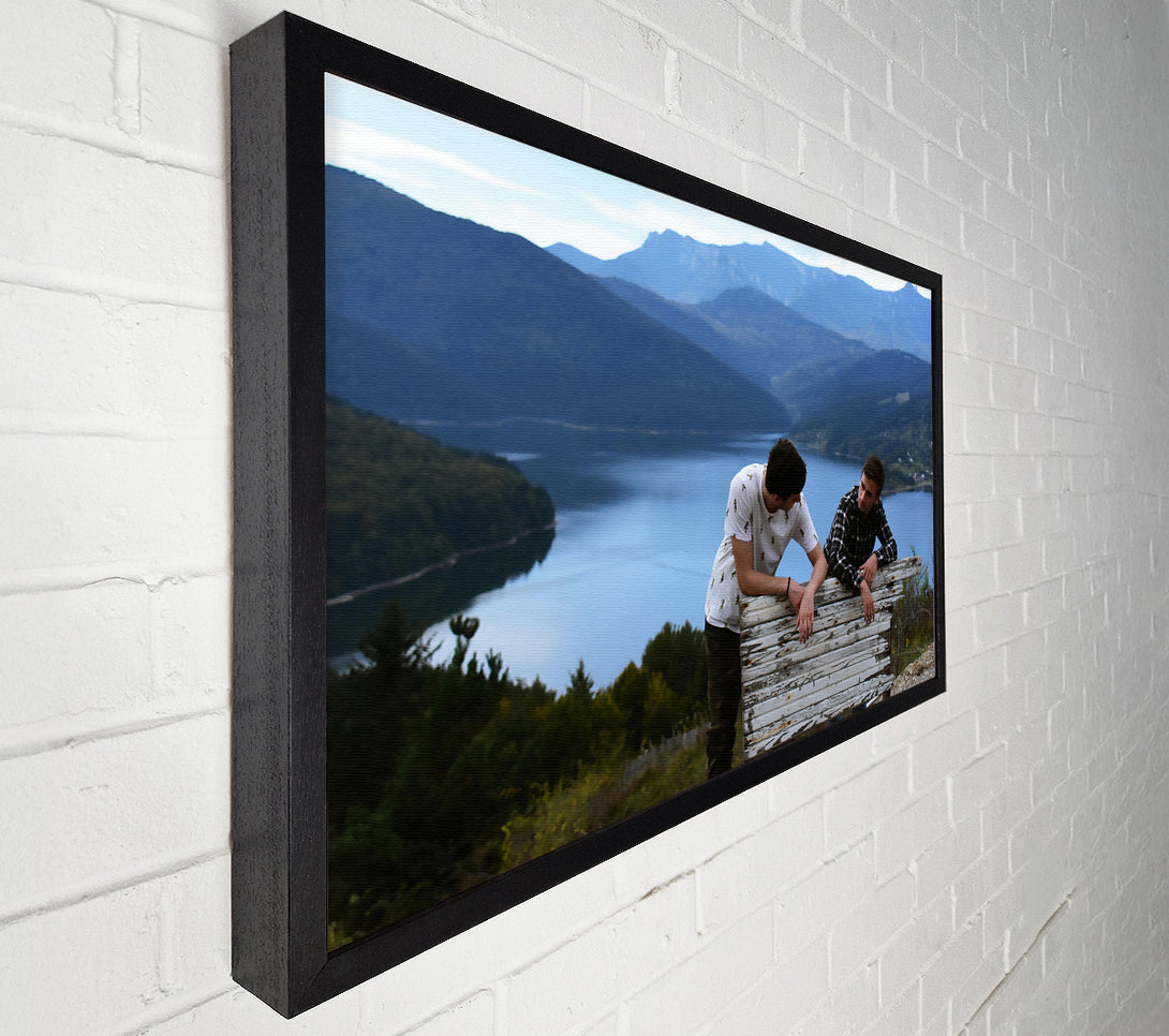  A Canvas Print of Blue Mountain Conversation Canvas Wall Art