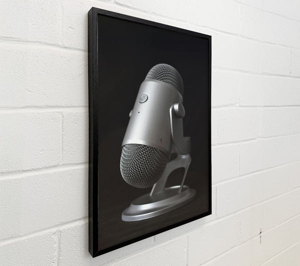 Silver Microphone Ready