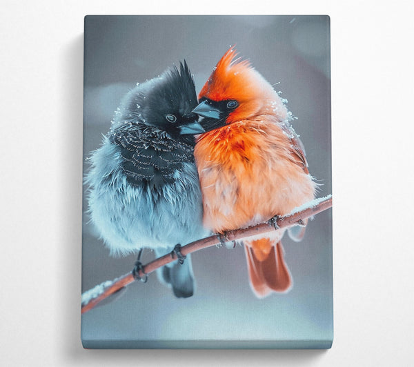  A Canvas Print of Love Birds Canvas Print