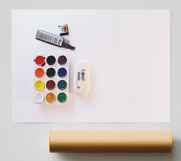 Red And White Still Life Poster