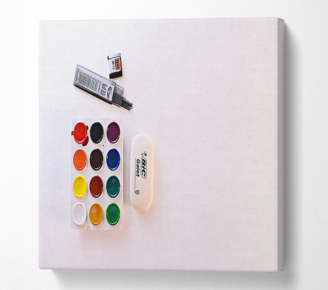  A Canvas Print of Red And White Still Life Canvas Print