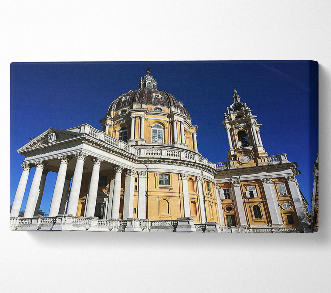  A Canvas Print of Golden Italian Dome Canvas Print