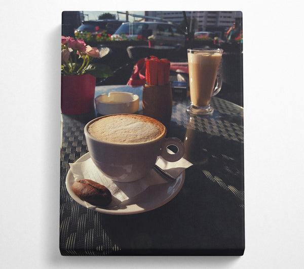  A Canvas Print of Creamy Coffee Sunbeams Canvas Wall Art